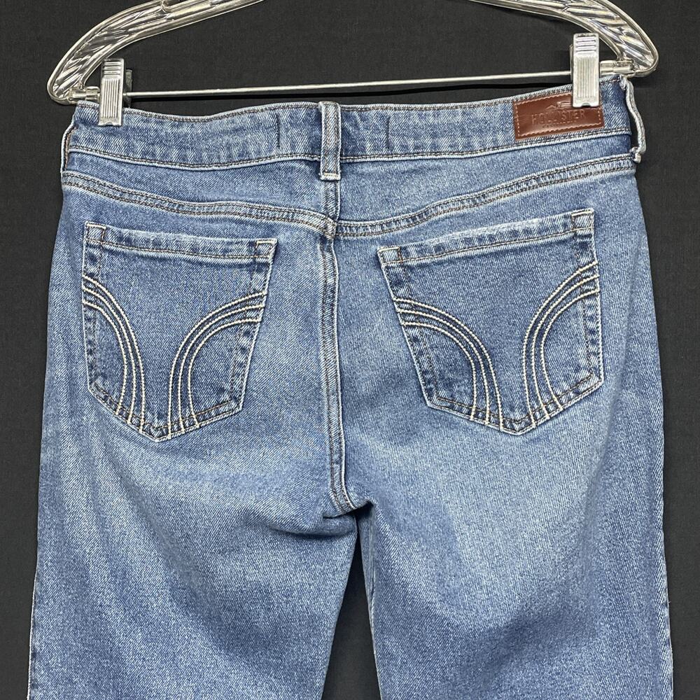 Y2K Hollister Women W27R/4R Low Rise Flare Jeans Cali Flare So Cal Stretch Denim - Picture 13 of 13